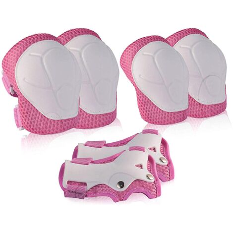 Genouillères de sport extérieur pour enfants de 2 à 6 ans - Taille S - Rose (1/5)