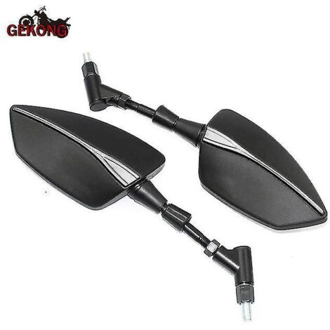 Rétroviseurs latéraux en aluminium CNC pour moto Suzuki GSX-S750, GSX-S750, GSX-S1000, GSX-S1000 (toutes années) - Sans logo - Titane (1/5)