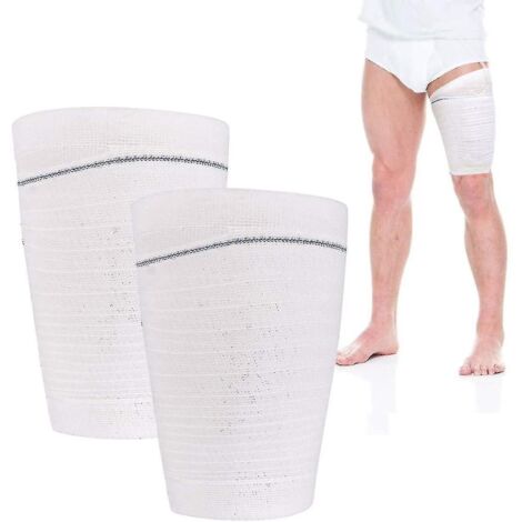 1/2 manchons de cathéter en tissu, support de poche à urine pour jambe, sangles élastiques pour la jambe (2 pièces) (1/5)