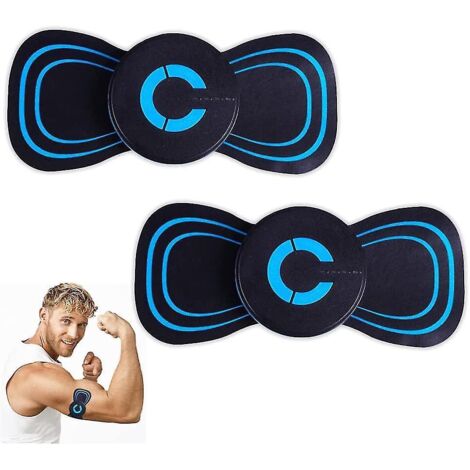 Lot de 2 mini masseurs électriques portables pour la nuque, massage cervical pour soulager la douleur, mini appareil de massage (1/4)