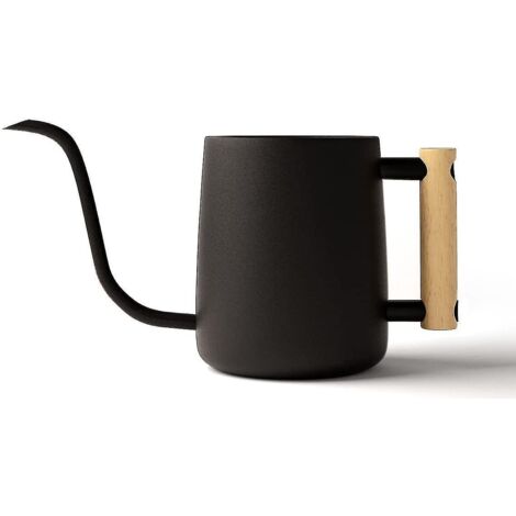 Arrosoir d'intérieur à long bec, 1 litre (35 oz), noir, pour plantes d'intérieur (1/4)