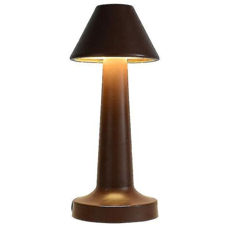 Lampes de table rechargeables à barre tactile (dorées) - B-Brown (1/5)