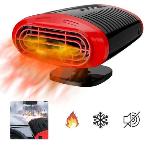 Dégivreur de pare-brise chauffant pour voiture, refroidisseur portable pour voiture, allume-cigare chauffant avec fonction de refroidissement à 360° (1/5)