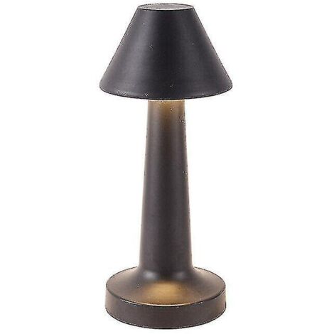 Lampes de table rechargeables à barre tactile (dorées) - B - Noir (1/5)