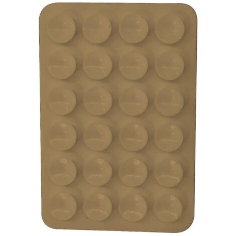 Lot de 5 supports adhésifs à ventouse en silicone pour coques de téléphone, compatibles avec les coques iPhone et Android, support mains libres pour téléphone portable (gris) (1/4)