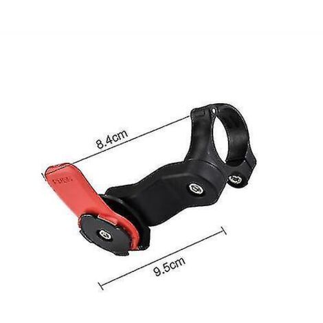 Lot De 4 Supports De Lampe Vélo – Fixation Guidon 360° Rotative, Universelle, Sans Outil – Compatible VTT, Route, VTC – Pour éclairage Nocturne Et Trajets