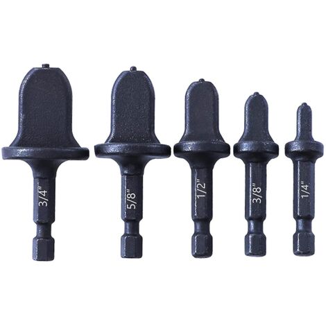 Outil d'évasement de tubes pour foret, outil de sertissage 1/4 3/8 1/2 5/8 3/4 (1/5)