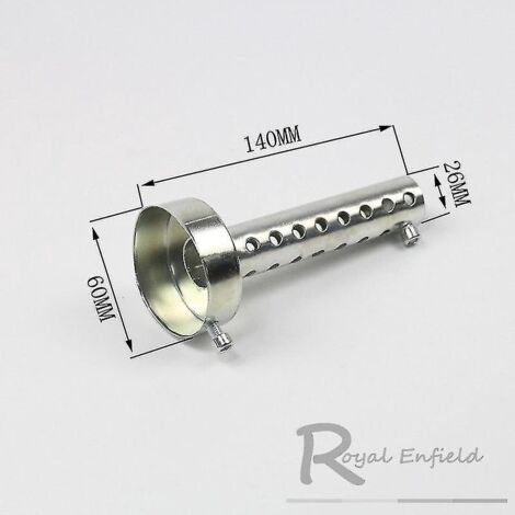 Silencieux d'échappement universel pour moto, 35 mm, 42 mm, 45 mm, 48 mm, 60 mm, en acier inoxydable, 60 x 140 mm (1/4)