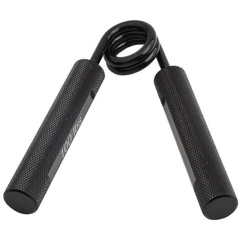 Renforceur de poigne en métal 45 kg (100 lb) antidérapant et ultra-résistant, idéal pour muscler les poignets, les avant-bras et les mains, pour la salle de sport à domicile, pince de préhension TraBL (1/3)