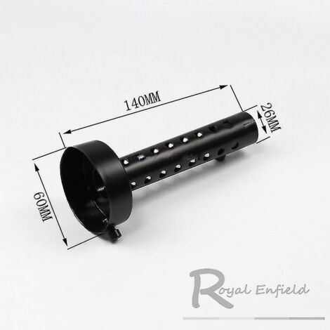Silencieux d'échappement universel pour moto, 35 mm, 42 mm, 45 mm, 48 mm, 60 mm, en acier inoxydable, 60 x 1402 (1/4)