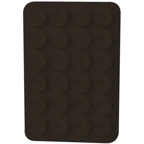 Lot de 5 supports adhésifs à ventouse en silicone pour coques de téléphone, compatibles avec les coques iPhone et Android, support mains libres pour téléphone portable (noir). (1/4)