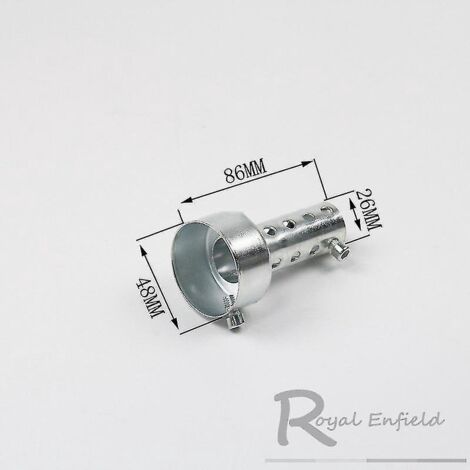 Silencieux d'échappement universel pour moto, 35 mm, 42 mm, 45 mm, 48 mm, 60 mm, en acier inoxydable, 48 x 86 mm (1/4)