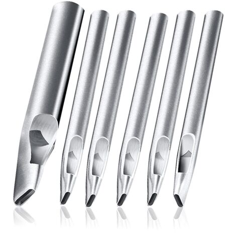 Outils de perforation ovale pour cuir, ensemble de poinçons ovales pour cuir, emporte-pièce pour cuir, emporte-pièce plat, emporte-pièce creux pour la découpe du cuir, sacs, ceintures, joints D -z (1/5)