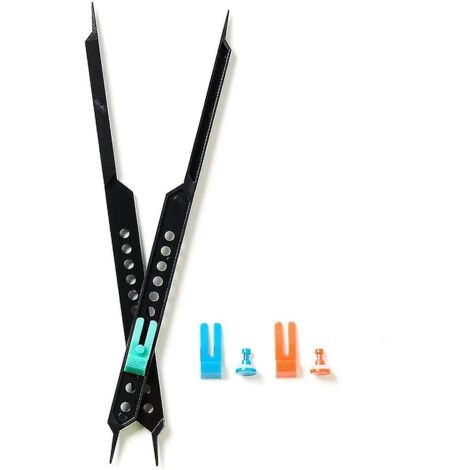 Règle à dessin proportionnelle de 25 cm (10 pouces) en plastique réglable, outil pour artiste (1 pièce) (1/5)