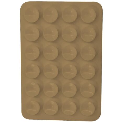 Lot de 5 supports adhésifs à ventouse en silicone pour coques de téléphone, compatibles avec les coques iPhone et Android, support mains libres pour téléphone portable (gris) (1/4)