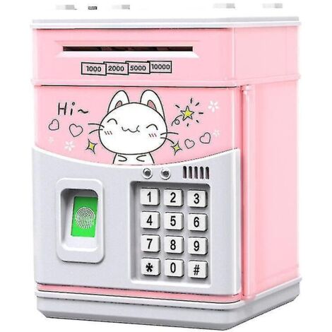 Tirelire électronique pour enfants avec code, tirelire électronique pour enfants, cadeau chat (1/4)