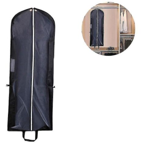 Housse à vêtements pour robes de mariée longues, 180 cm, pliable et portable. (1/5)