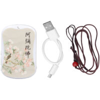 Mini Enceinte Portative Rechargeable pour Méditation - Machine à Mantras Bouddhiste