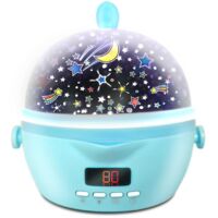 Veilleuse de chambre à projection de ciel étoilé bleu LED