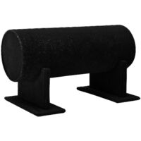 Présentoir à bijoux en velours pour bandeaux et serre-têtes, support pour magasin, noir.
