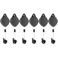 Système de poulies de gestion de câbles VR silencieux (3/6 pièces) compatible avec HTC Vive, Rift S, PS et Windows 6.