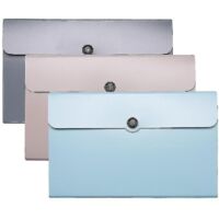 Boîte de rangement A5 - Classeur à documents bleu