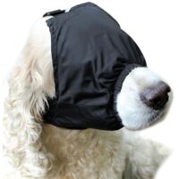 Dog Calming Cap Eye Mask, Pet Anxiety Mask, Nylon Shading Cat Collar Muzzle For Grooming Anti Car Sicknessdog Anxiety Muzzle Pet Calming Cap Eye Mask-M-Black
