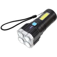 Lampe torche rechargeable, lampe torche multifonctionnelle, lampe torche d'extérieur