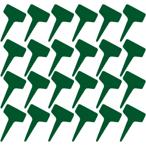 100 étiquettes en T 6x10 cm plastique imperméable, réutilisables, pour pépinière et fêtes (1/5)