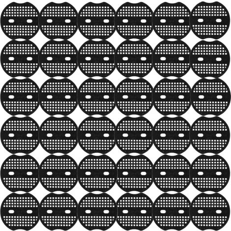 200 ancrages au sol avec rondelles plastique 3 trous pour ferme, treillis, tente (noir) (1/5)