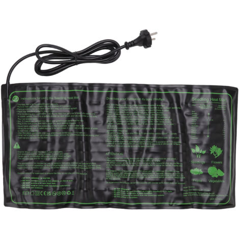 Tapis chauffant semis imperméable pour jardin horticulture, prise EU 220-240V (1/5)