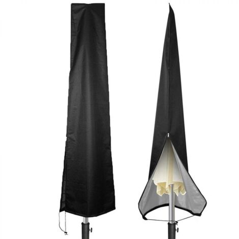 Housse parasol extérieur imperméable anti-UV oxford, pour jardin et terrasse (1/5)