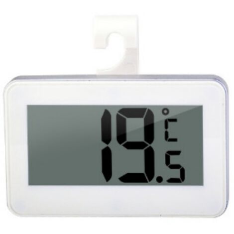 Thermomètre numérique de réfrigérateur, thermomètre de congélateur étanche, haute précision avec alarme et crochet pour cuisine et maison. Fiable pour la conservation des aliments. (1/5)