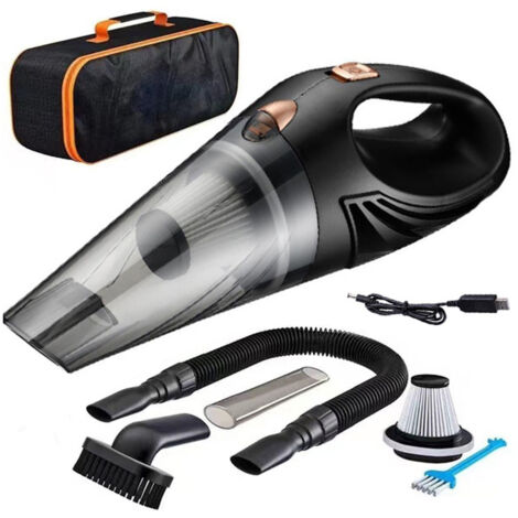 Aspirateur de voiture sans fil rechargeable, haute puissance, portable, aspirateur à main pratique pour un usage quotidien. (1/5)