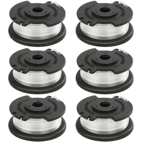 6 bobines et lignes de coupe compatibles pour tondeuse Hyper Tough modèles HT19-401-003-06 HT19-401-003-07. (1/5)