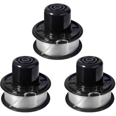 3 packs de ligne et bobine de coupe compatibles pour Black+Decker RS-136 ST4500 ST1000 ST4000 GE600 CST800 ST6800. (1/5)