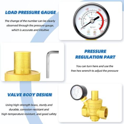 Vanne Réductrice De Pression Zurn Wilkins 34-70DUC 3/4" 70LX - Neuf En Boîte Ouverte - Pour Installation Eau