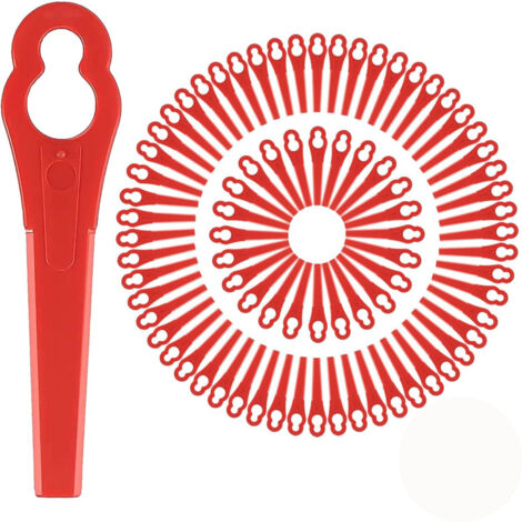 150 lames plastique de rechange - Compatibles FRT18A, FRT18A1, Art 46155, FRT20A1 - Couleur rouge - Lot économique et durable. (1/5)