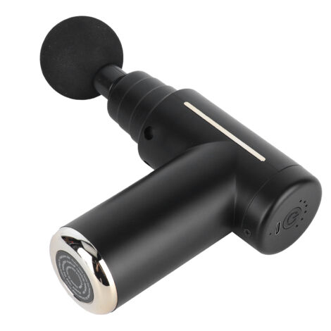 Mini pistolet de massage tissus profonds - Portable maison - Soulagement douleurs musculaires - Noir (1/5)