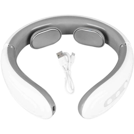 Massageur cervical à impulsions électriques - Vibration et chaleur 3D - Réduction fatigue - Rechargeable - Machine professionnelle (1/5)