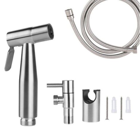 Pulvérisateur pour Toilettes/Bidet en Acier Inoxydable - Kit Complet de Bidet (1/5)