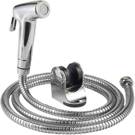 Douchette Bidet Main Shattaf avec Tuyau Acier Inoxydable - Accessoire Salle de Bain ou Cuisine (1/5)