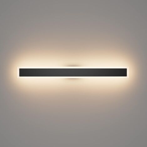 Applique Murale Longue Extérieure LED Villa 80CM IP54 Étanche Noir - Blanc Chaud 3000K - Jardin, Porche (1/5)