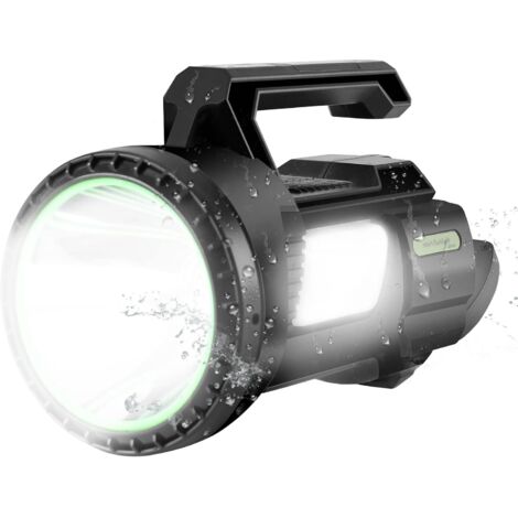 Lampe Torche LED Rechargeable Super Lumineuse 1200 Lumens - Zoom Réglable Étanche - pour Camping, Randonnée, Urgences (1/5)