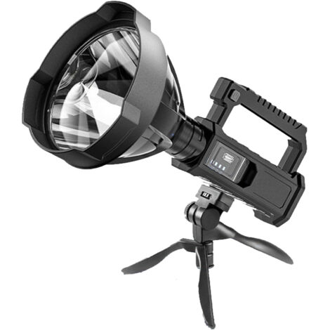 Lampe Torche de Poche Extérieur - Rechargeable USB Étanche - Projecteur Puissant (1/5)