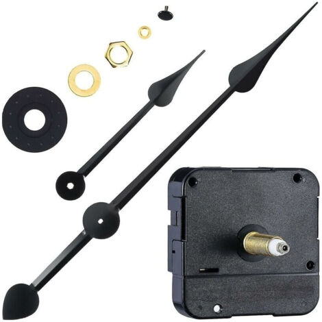 Moteur de Mouvement d'Horloge à Couple Élevé - Arbre Long avec Aiguilles de 7 Pouces (18cm) en Forme de Bêche (1/5)