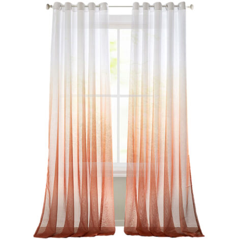 1 Rideau 100x250cm à Imprimé Floral - pour Salon ou Chambre - Décoration de Fenêtre (1/5)