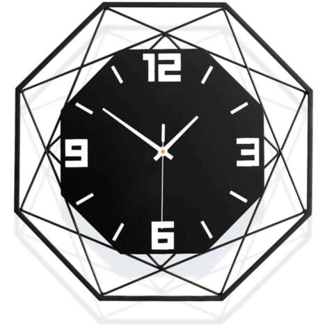 Horloge Murale Silencieuse 30cm Design 3D - avec Pendule Décorative - Modèle Original (1/5)