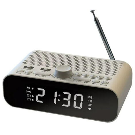 Radio Réveil - Réveil Numérique avec Radio et Horloge Digitale (1/5)