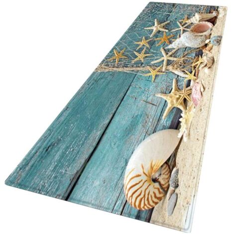 Tapis de Couloir ou de Zone Imprimé 3D - Épais, en Flanelle, Antidérapant - Dimensions 40 x 120 cm - Lavable, Décoratif pour Entrée ou Couloir (1/5)